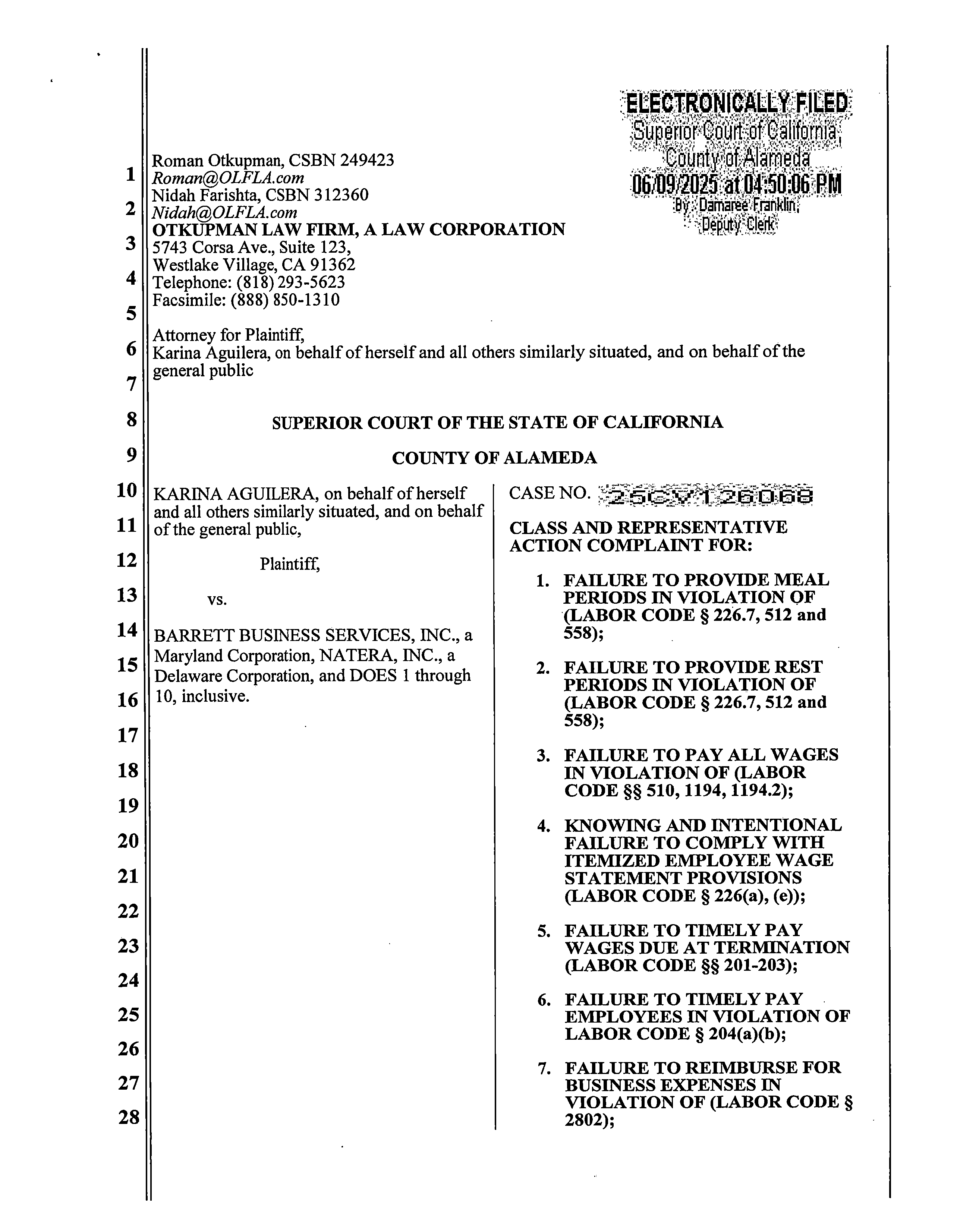 Barrett Business Case Illustrates California Perils